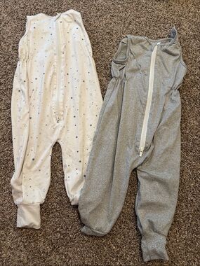 Bundle of 2 Totaha sleep sacks size 12-24 months 0.5 tog
